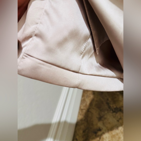 House of CB satin & crystal bodycon dress in champagne, ASO Cassie Euphoria Prom - Picture 8 of 11